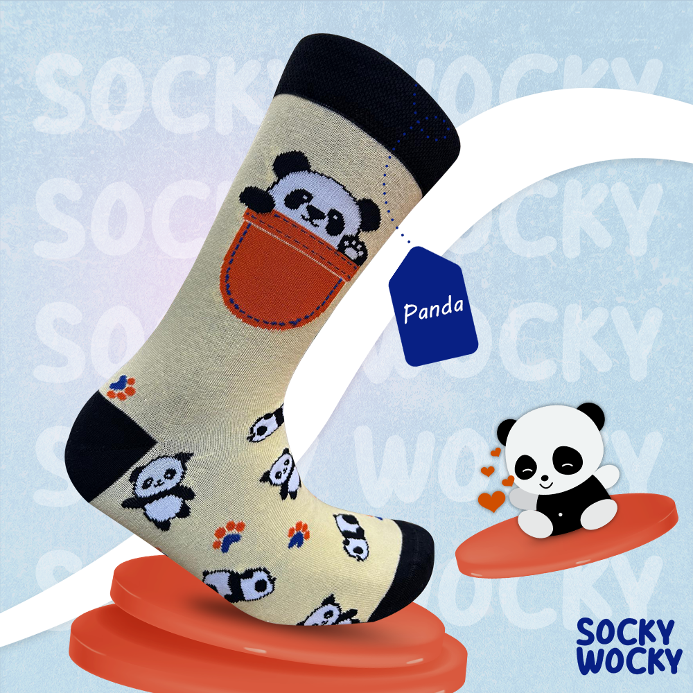 Pocket Panda Socks Cute Animal Series